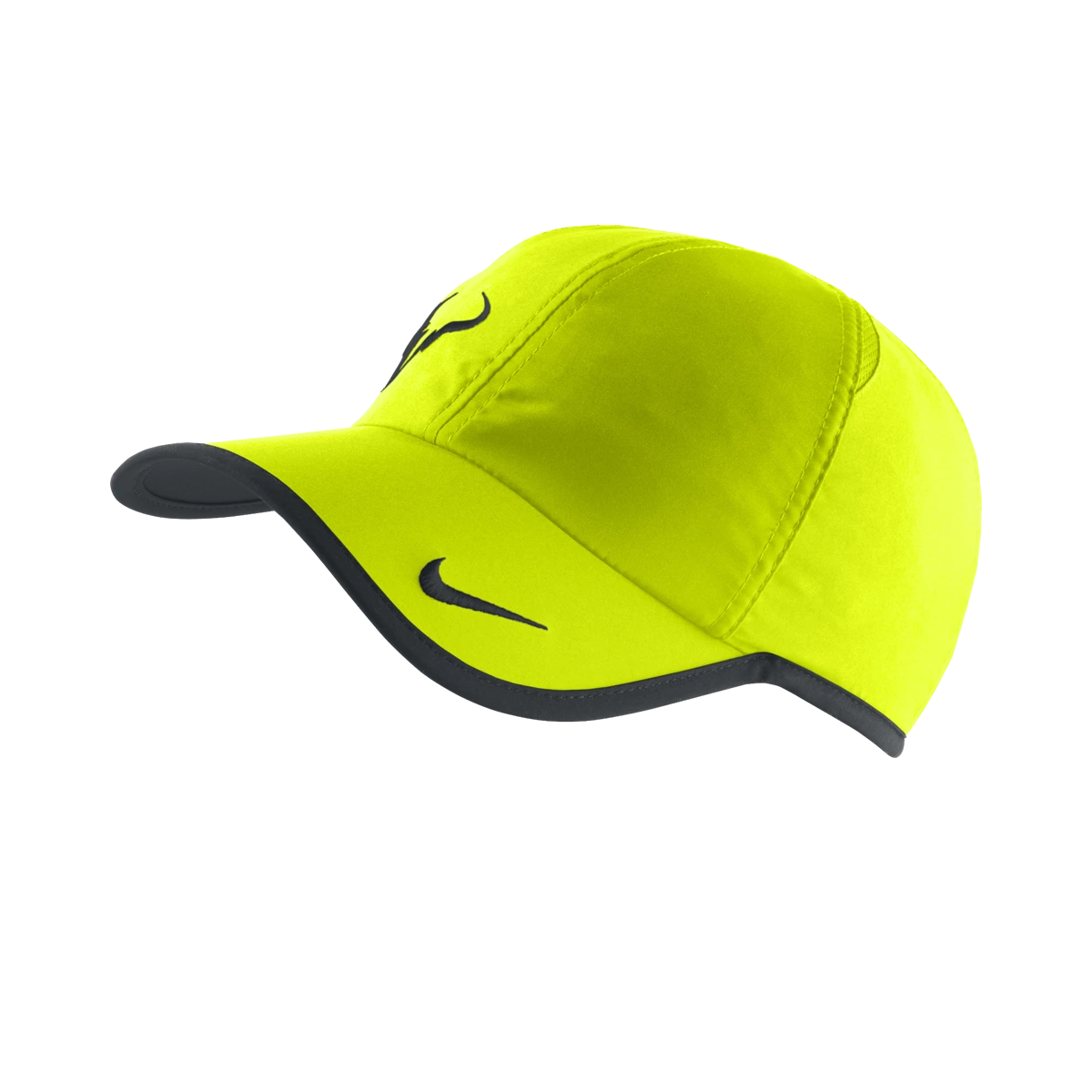 Nike Rafa Bull Logo hat in Volt w/Black [398224-713] from the Fall 2012 tennis collection